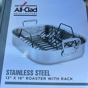 All-Clad Stainless Steel Roasting Pan with Rack